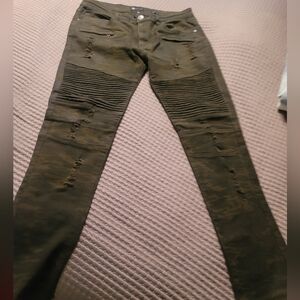 Mens Size 34 WAIMEA Denim Co. Camo Skinny Jeans